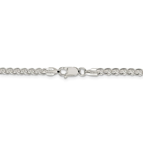 Sterling Silver 3mm Round Spiga Chain-WBC-QSP080-42