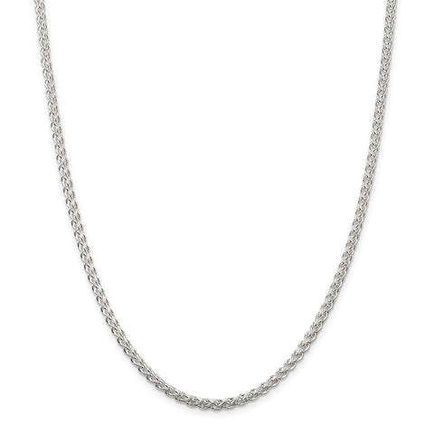 Sterling Silver 3mm Round Spiga Chain-WBC-QSP080-42