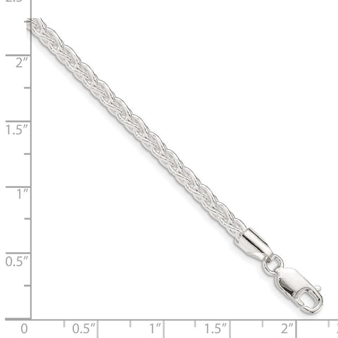 Sterling Silver 3.7mm Round Spiga Chain-WBC-QSP100-30