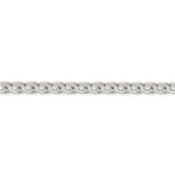 Sterling Silver 6mm Round Spiga Chain-WBC-QSP250-30