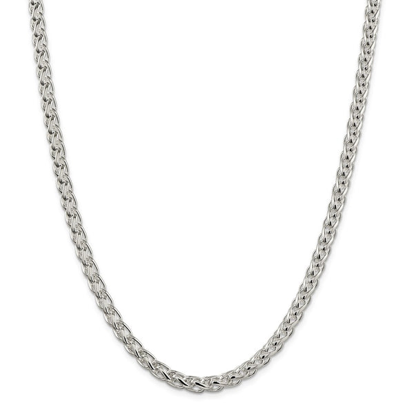 Sterling Silver 6mm Round Spiga Chain-WBC-QSP250-24