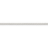 Sterling Silver 2.15mm Diamond-cut Round Spiga Chain-WBC-QSR060-28