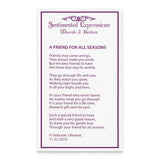 Sterling Silver A Friend For All Seasons 18 Fleur de lis Necklace-WBC-QSX455