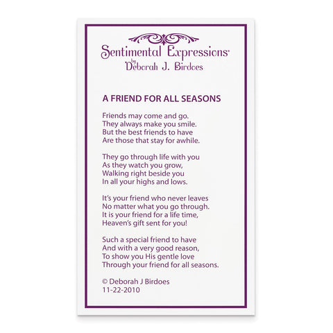 Sterling Silver A Friend For All Seasons 18 Fleur de lis Necklace-WBC-QSX455