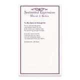 Sterling Silver & Gold-plated Antiqued Daughter 18in. Necklace-WBC-QSX663