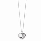 Sterling Silver Antiqued One More Day Ash Holder 18in. Necklace-WBC-QSX703