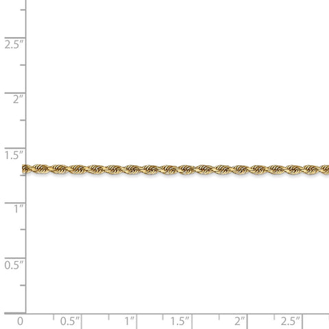 14k 2.25mm D/C Quadruple Rope Chain-WBC-QTR018-22