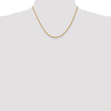 14k 2.25mm D/C Quadruple Rope Chain-WBC-QTR018-18