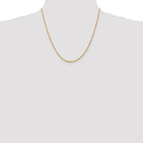 14k 2.25mm D/C Quadruple Rope Chain-WBC-QTR018-20