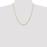 14k 2.25mm D/C Quadruple Rope Chain-WBC-QTR018-22