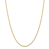 14k 2.25mm D/C Quadruple Rope Chain-WBC-QTR018-20