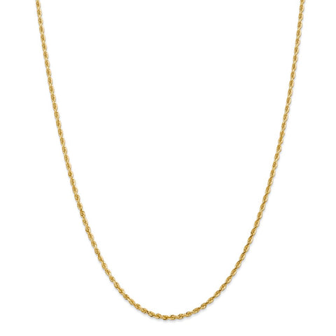 14k 2.25mm D/C Quadruple Rope Chain-WBC-QTR018-20