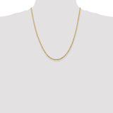 14k 2.75mm D/C Quadruple Rope Chain-WBC-QTR021-22