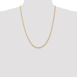 14k 2.75mm D/C Quadruple Rope Chain-WBC-QTR021-24