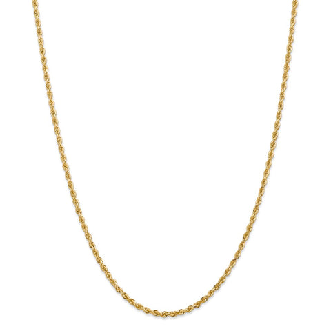 14k 2.75mm D/C Quadruple Rope Chain-WBC-QTR021-20