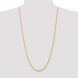 14k 3.0mm D/C Quadruple Rope Chain-WBC-QTR023-30