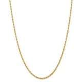 14k 3.0mm D/C Quadruple Rope Chain-WBC-QTR023-18