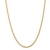 14k 3.35mm D/C Quadruple Rope Chain-WBC-QTR025-24