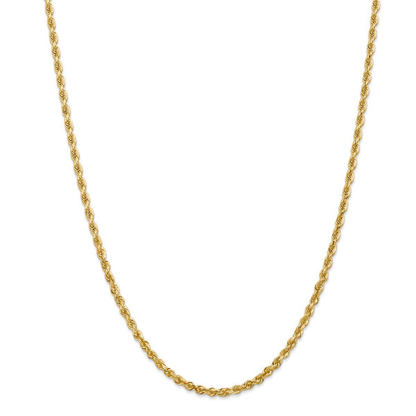 14k 3.35mm D/C Quadruple Rope Chain-WBC-QTR025-24