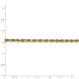 14k 4mm D/C Quadruple Rope Chain-WBC-QTR030-22