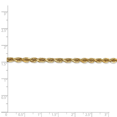 14k 4mm D/C Quadruple Rope Chain-WBC-QTR030-22