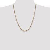 14k 4mm D/C Quadruple Rope Chain-WBC-QTR030-24