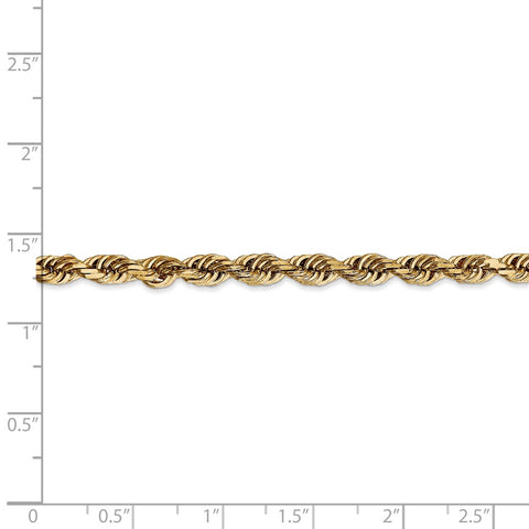 14k 4.5mm D/C Quadruple Rope Chain-WBC-QTR035-24