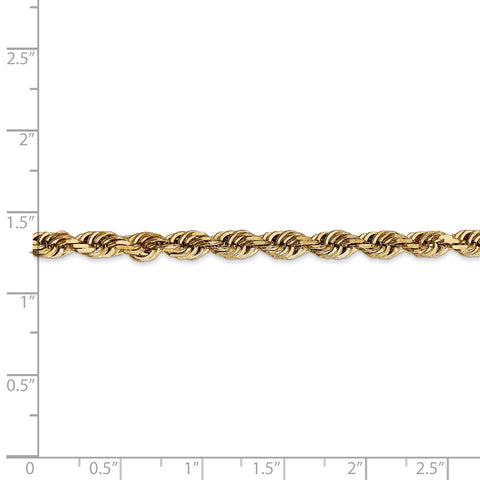14k 4.5mm D/C Quadruple Rope Chain-WBC-QTR035-30