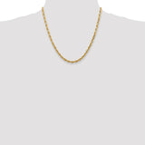 14k 4.5mm D/C Quadruple Rope Chain-WBC-QTR035-20