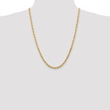 14k 4.5mm D/C Quadruple Rope Chain-WBC-QTR035-24