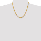 14k 5.0mm D/C Quadruple Rope Chain-WBC-QTR040-20