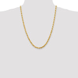 14k 5.0mm D/C Quadruple Rope Chain-WBC-QTR040-24