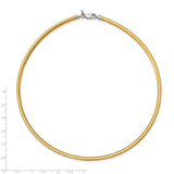 Sterling Silver Flash Gold-plated Reversible 3mm Cubetto Chain-WBC-QUF45-18