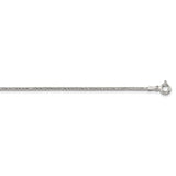 Sterling Silver 1.5mm Diamond-cut Round Box Chain-WBC-QVX028-36