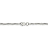 Sterling Silver 1.75mm Diamond-cut Round Box Chain-WBC-QVX035-36