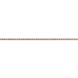 14k Rose Gold 1mm D/C Machine-made Rope Chain-WBC-R010-18