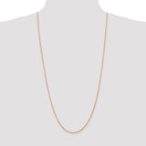 14k Rose Gold 1.5mm D/C Machine-made Rope Chain-WBC-R012-30