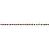 14k Rose Gold 1.8mm D/C Machine-made Rope Chain-WBC-R014-24