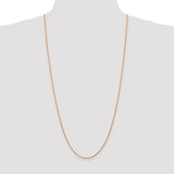 14k Rose Gold 1.8mm D/C Machine-made Rope Chain-WBC-R014-30