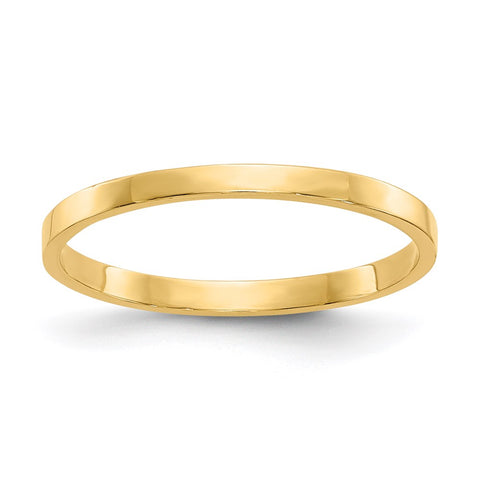 14K High Polished Band Childs Ring-R535-WBC