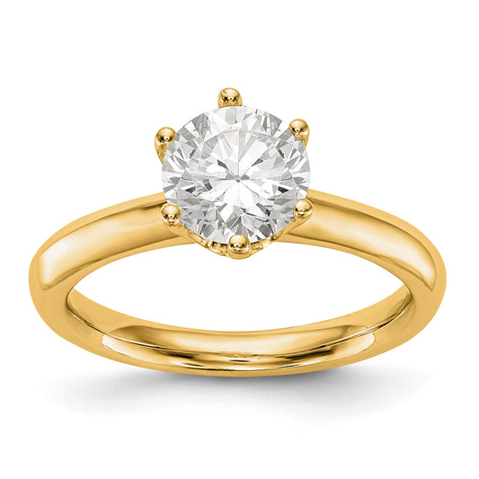 14K Gold Solitaire Diamond Engagement Ring 0.75ctw. WBC-0RM1935E1-0