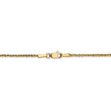 14K 1.7mm Ropa Chain Anklet-WBC-RPA028-9