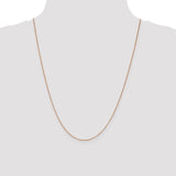 14k Rose Gold .70mm Box Chain-WBC-RSC1-24