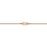 14k Rose Gold .9mm Box Chain-WBC-RSC2-24