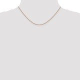 14k Rose Gold .9mm Box Chain-WBC-RSC2-16