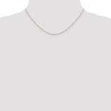 14k Rose Gold 1.0mm D/C Cable Chain-WBC-RSC20-16