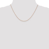 14k Rose Gold 1.4mm D/C Cable Chain-WBC-RSC21-18