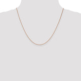 14k Rose Gold 1.4mm D/C Cable Chain-WBC-RSC21-20