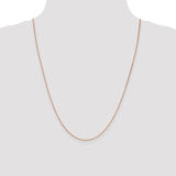 14k Rose Gold 1.4mm D/C Cable Chain-WBC-RSC21-24