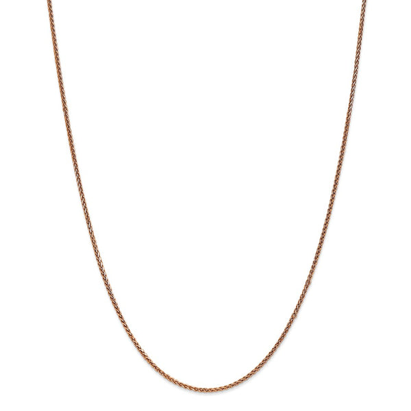 14k Rose Gold 1.4mm D/C Spiga Chain-WBC-RSC23-30